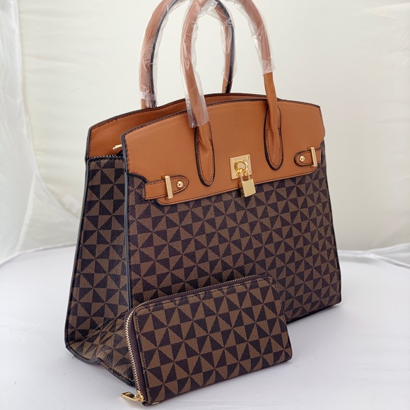 2pc Tote handbag Purse With Matching Wallet - Picture 3 of 6